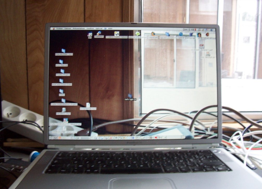 Beautiful Creative Transparent Laptops Screen